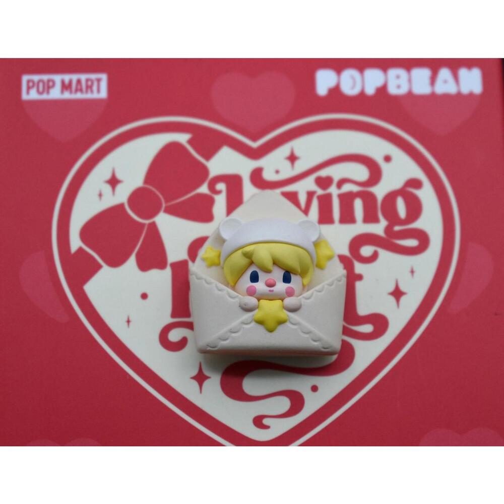Pop Mart Pop Bean Loving Heart Sweet Bean Envelope Stars for Charms (A7)